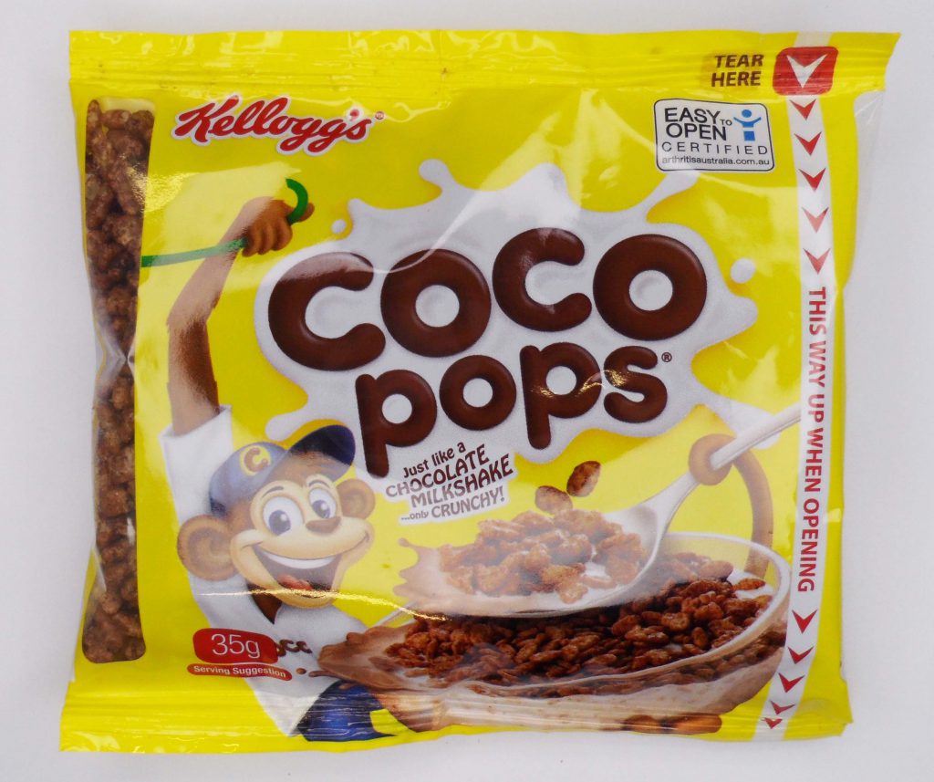 Kellogg's cereal_cropped_Coco pops_25g — Arthritis Australia